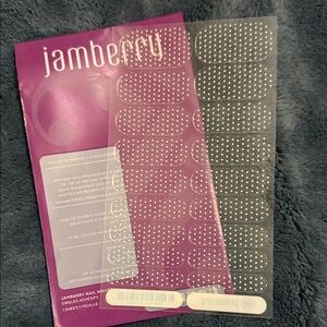 Jamberry Nail Wraps - White Polka Dot